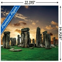 Плакат за стена на Stonehenge, 14.725 22.375