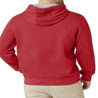 Мъжки ежедневни Полар лого пуловер качулка-размери ХС до 4ХБ
