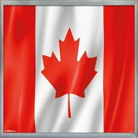 Канада - Плакат за стена на знамето, 22.375 34