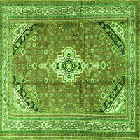 Ahgly Company Indoor Rectangle Персийски зелени традиционни килими, 7 '10'