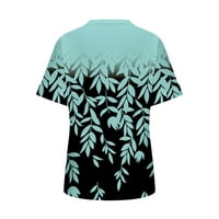 Сладки летни върхове за жени с къси ръкави върхове блузи редовно прилепнали тениски пуловер тениски върхове абстрактни тениски v върхове на шията ежедневни блузи ?