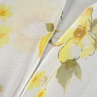 Дамски плажен жилетка шифон бохемски кимоно кардиган есен модно яке с дълъг ръкав флорален щампа външни дрехи тънки слънцезащитни