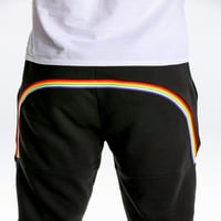 Дълги панталони за мъже мъже и жени могат да носят солиден цветен джогинг панталони черни xxxl, AC3242