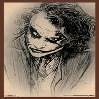 Филм на комикси - The Dark Knight - The Joker - Sketch Wall Poster, 22.375 34
