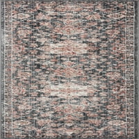 Лолой ИИ Касандра колекция КСН-дървени въглища ръжда ориенталски район килим 2'-6 10'-0