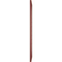 Екена Милуърк 12 в 32 з вярно Фит ПВЦ хоризонтална ламела рамкирани модерен стил фиксирани монтажни щори, червен пипер