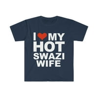 Обичайте моята гореща съпруга на Свази съпруг съпруг Swaziland Unise T-Shirt S-3XL