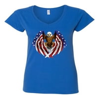 Eagle American Flag Wings USA PRIDE Americana American Pride Жените стандарт