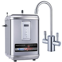 Готов горещ 41-РХ-300-Ф560-ч цифрова кухня диспенсер за топла вода, цифров дисплей с полиран хром двойна дръжка кранче 1300В